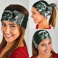 Hafa Adai Guam Discovery Day Neck Gaiter Chamorro Latte Stone Hand Green Version