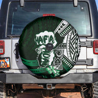 Hafa Adai Guam Discovery Day Spare Tire Cover Chamorro Latte Stone Hand Green Version