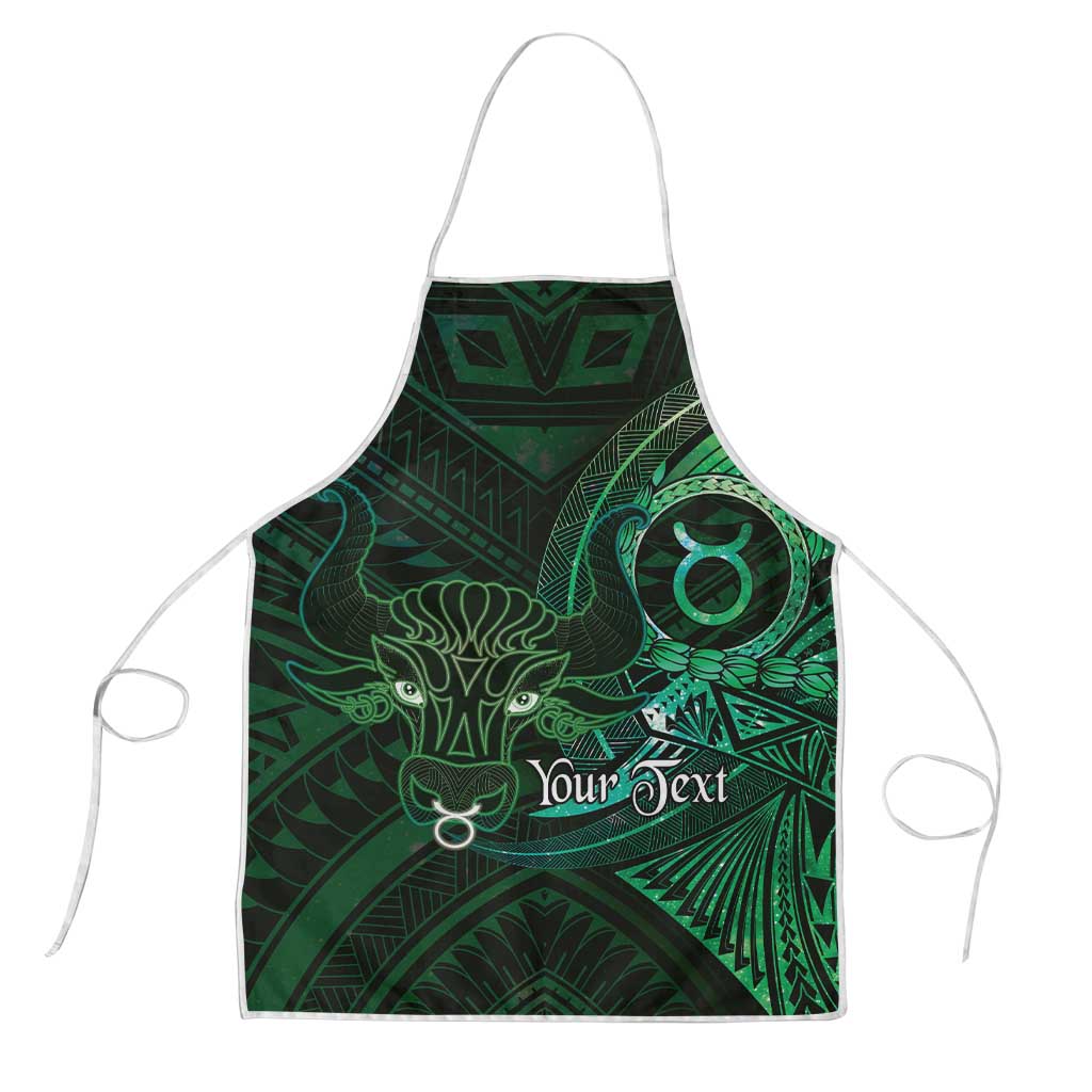 Personalised Polynesia Zodiac Taurus Apron Galaxy Polynesian Pattern Chest Tattoo Style