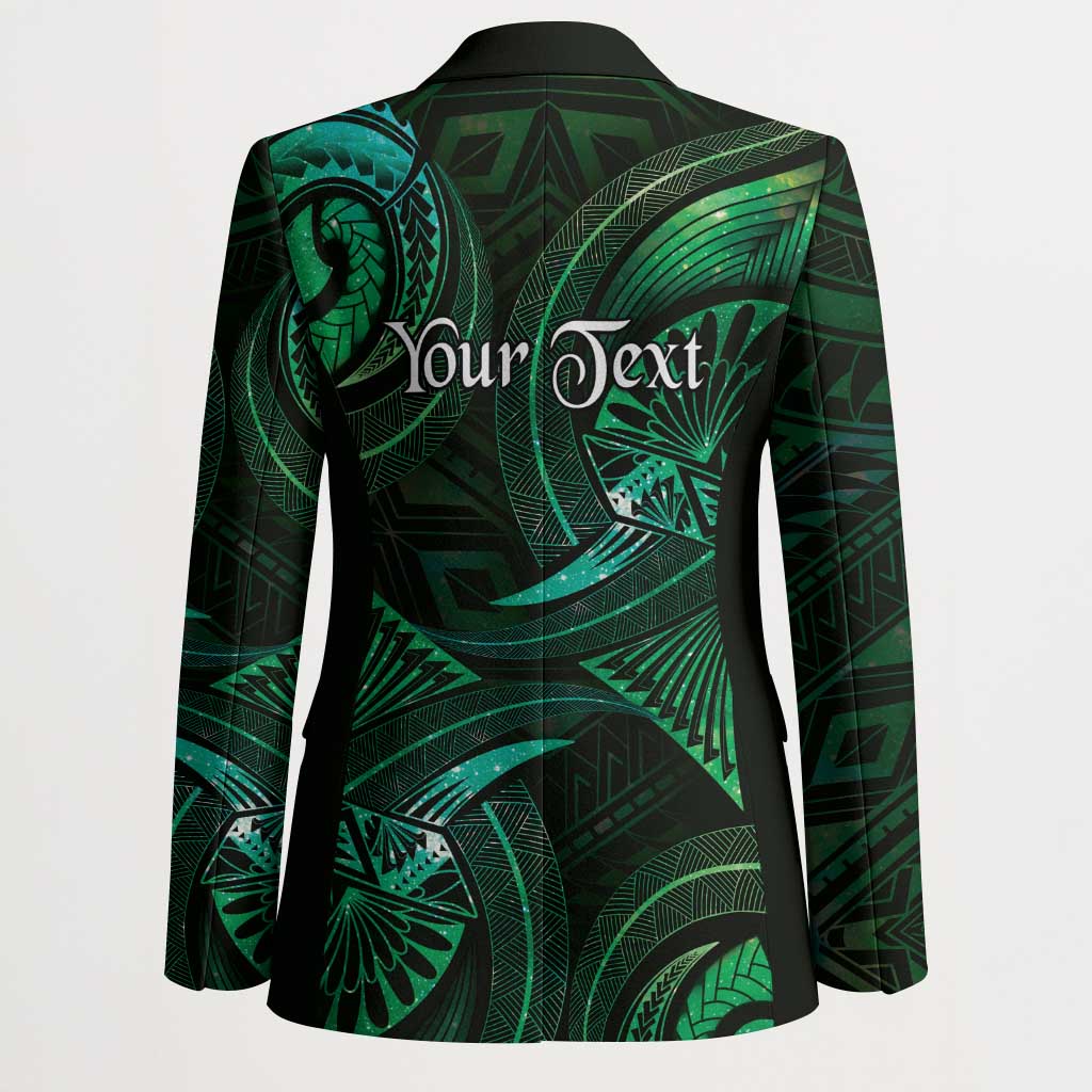 Personalised Polynesia Zodiac Taurus Blazer Galaxy Polynesian Pattern Chest Tattoo Style