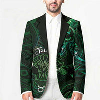 Personalised Polynesia Zodiac Taurus Blazer Galaxy Polynesian Pattern Chest Tattoo Style