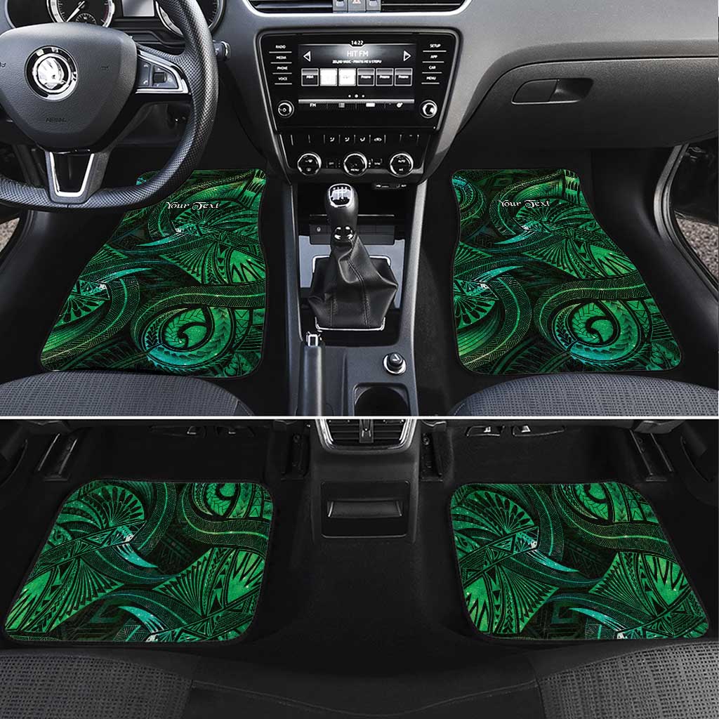 Personalised Polynesia Zodiac Taurus Car Mats Galaxy Polynesian Pattern Chest Tattoo Style