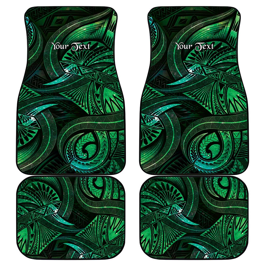 Personalised Polynesia Zodiac Taurus Car Mats Galaxy Polynesian Pattern Chest Tattoo Style