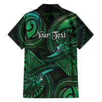 Personalised Polynesia Zodiac Taurus Family Matching Off The Shoulder Long Sleeve Dress and Hawaiian Shirt Galaxy Polynesian Pattern Chest Tattoo Style