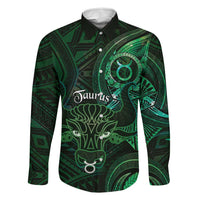 Personalised Polynesia Zodiac Taurus Family Matching Puletasi and Hawaiian Shirt Galaxy Polynesian Pattern Chest Tattoo Style