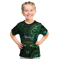 Personalised Polynesia Zodiac Taurus Kid T Shirt Galaxy Polynesian Pattern Chest Tattoo Style