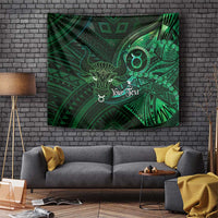 Personalised Polynesia Zodiac Taurus Tapestry Galaxy Polynesian Pattern Chest Tattoo Style