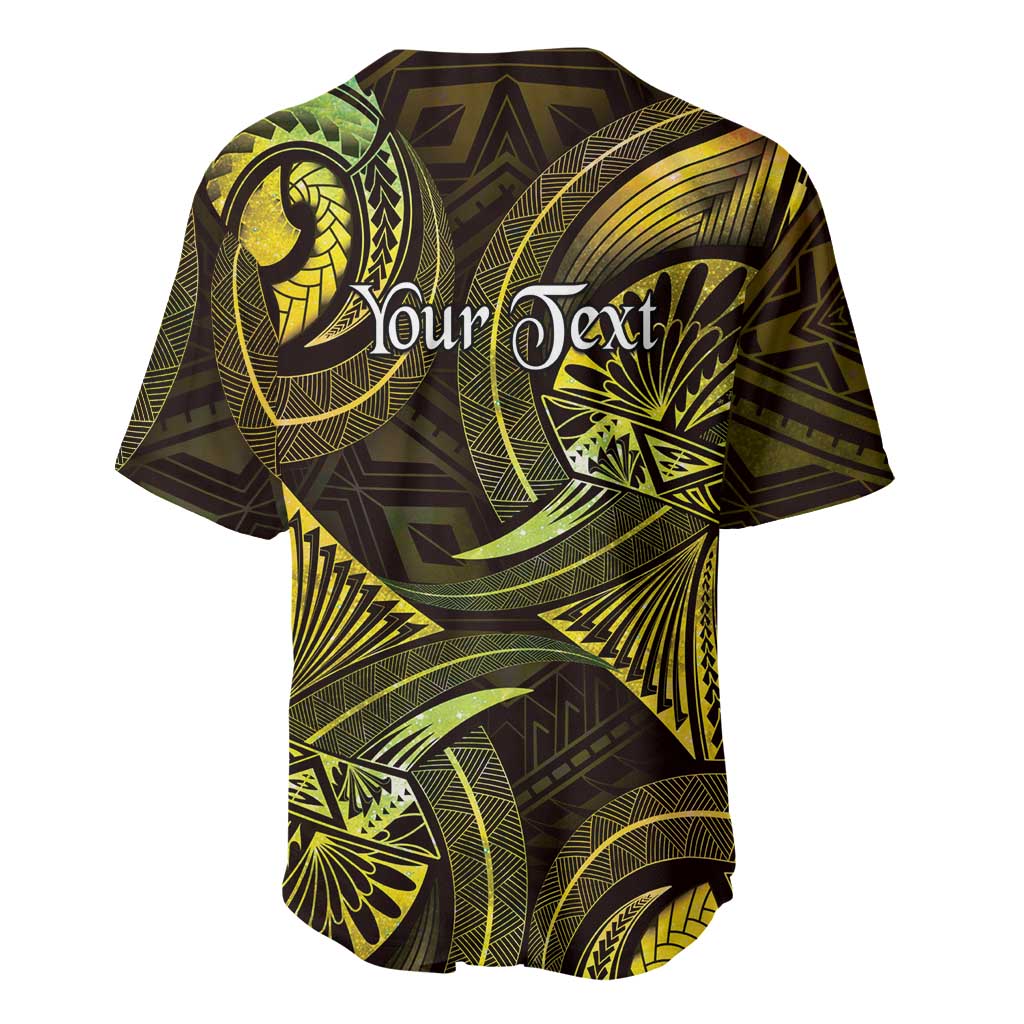 Personalised Polynesia Zodiac Gemini Baseball Jersey Galaxy Polynesian Pattern Chest Tattoo Style