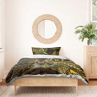 Personalised Polynesia Zodiac Gemini Bedding Set Galaxy Polynesian Pattern Chest Tattoo Style