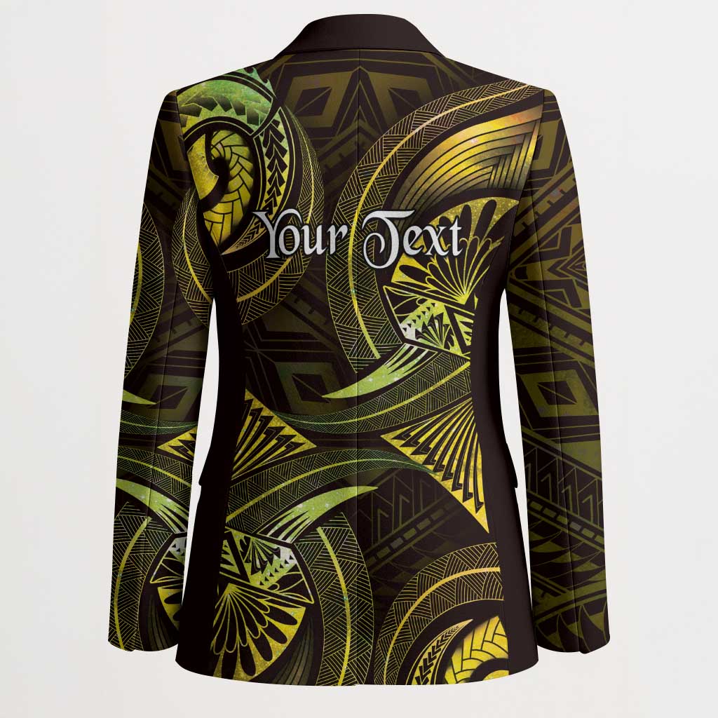 Personalised Polynesia Zodiac Gemini Blazer Galaxy Polynesian Pattern Chest Tattoo Style