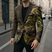 Personalised Polynesia Zodiac Gemini Blazer Galaxy Polynesian Pattern Chest Tattoo Style