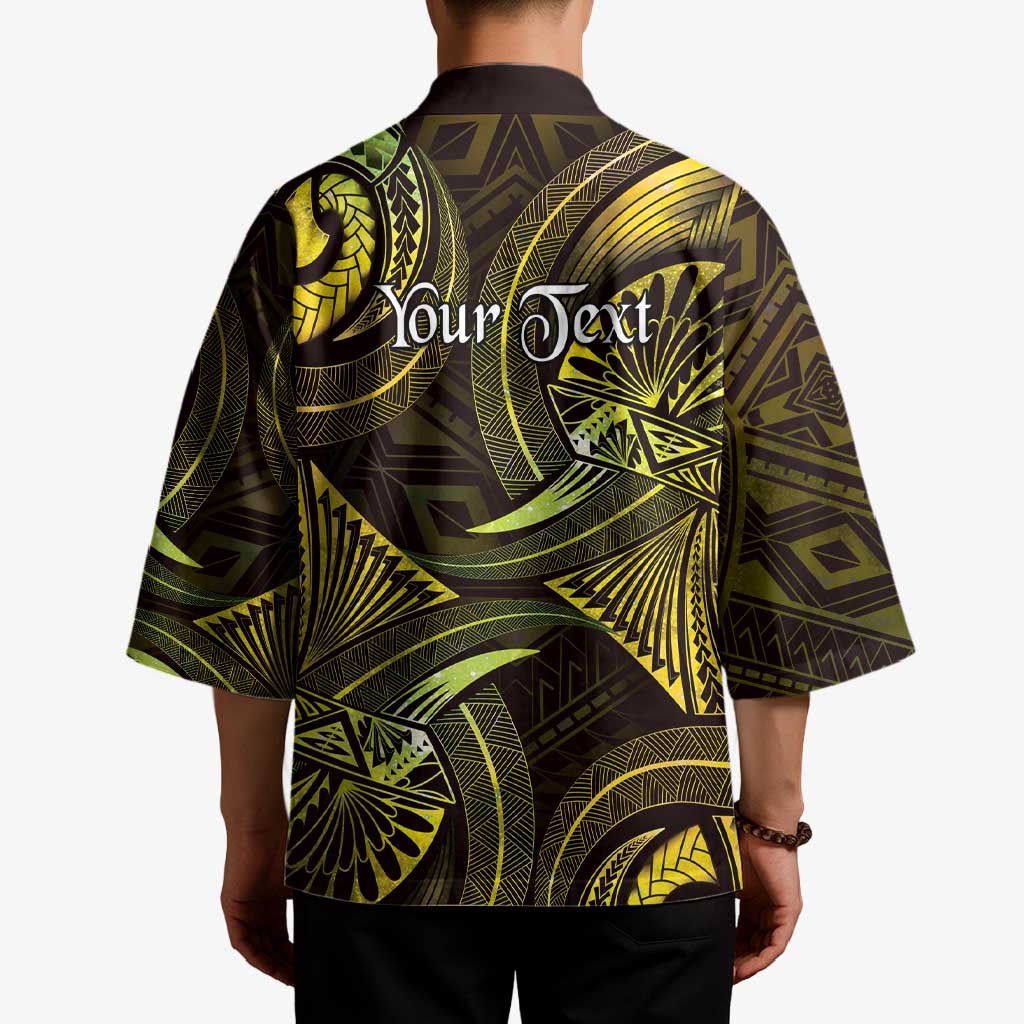 Personalised Polynesia Zodiac Gemini Kimono Galaxy Polynesian Pattern Chest Tattoo Style