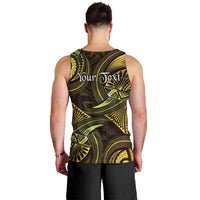 Personalised Polynesia Zodiac Gemini Men Tank Top Galaxy Polynesian Pattern Chest Tattoo Style