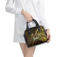 Personalised Polynesia Zodiac Gemini Shoulder Handbag Galaxy Polynesian Pattern Chest Tattoo Style