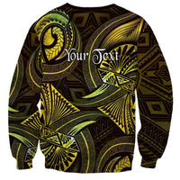 Personalised Polynesia Zodiac Gemini Sweatshirt Galaxy Polynesian Pattern Chest Tattoo Style