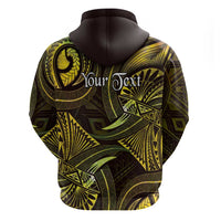 Personalised Polynesia Zodiac Gemini Zip Hoodie Galaxy Polynesian Pattern Chest Tattoo Style