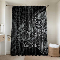 Personalised Polynesia Zodiac Cancer Bathroom Set Galaxy Polynesian Pattern Chest Tattoo Style