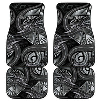 Personalised Polynesia Zodiac Cancer Car Mats Galaxy Polynesian Pattern Chest Tattoo Style LT14 - Polynesian Pride