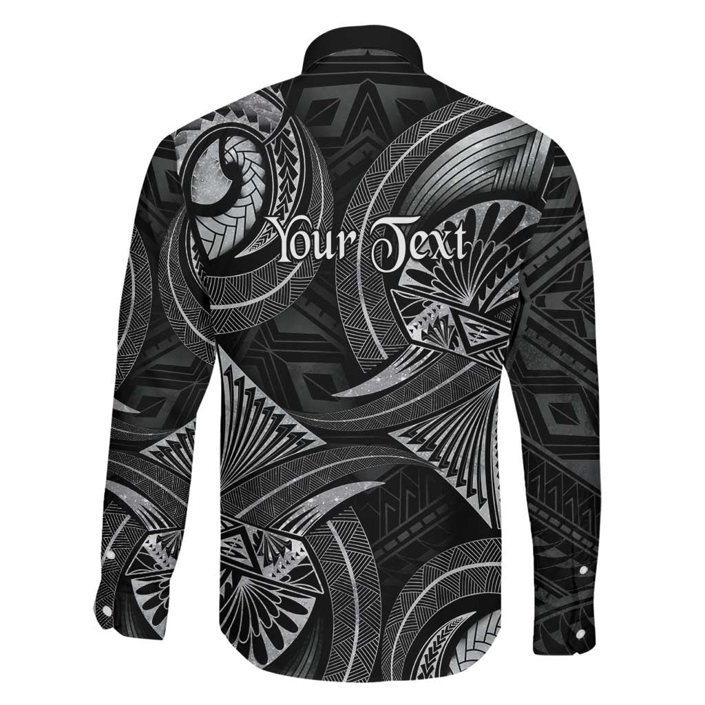 Personalised Polynesia Zodiac Cancer Family Matching Summer Maxi Dress and Hawaiian Shirt Galaxy Polynesian Pattern Chest Tattoo Style