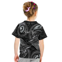 Personalised Polynesia Zodiac Cancer Kid T Shirt Galaxy Polynesian Pattern Chest Tattoo Style