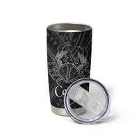 Personalised Polynesia Zodiac Cancer Tumbler Cup Galaxy Polynesian Pattern Chest Tattoo Style