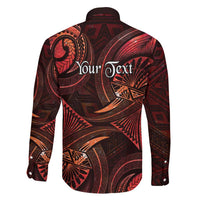 Personalised Polynesia Zodiac Scorpio Family Matching Off Shoulder Short Dress and Hawaiian Shirt Galaxy Polynesian Pattern Chest Tattoo Style