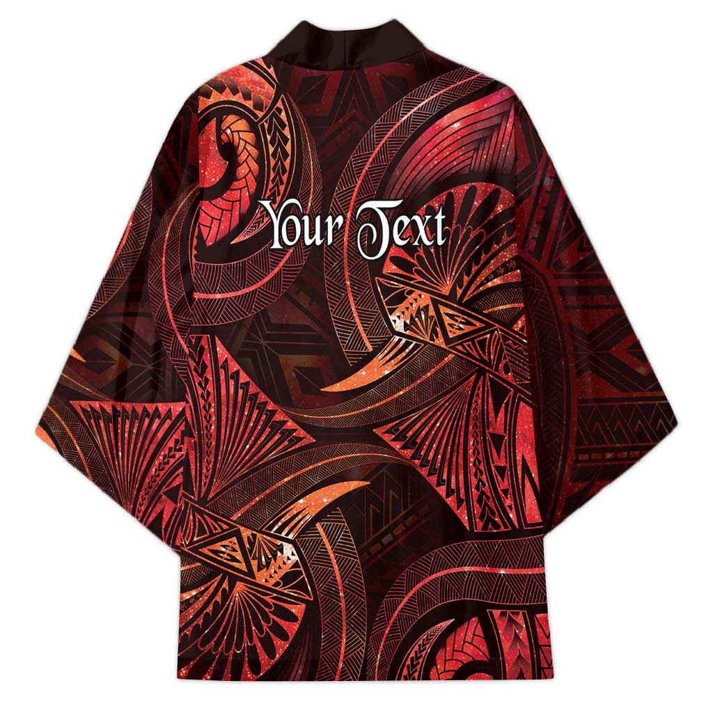 Personalised Polynesia Zodiac Scorpio Kimono Galaxy Polynesian Pattern Chest Tattoo Style