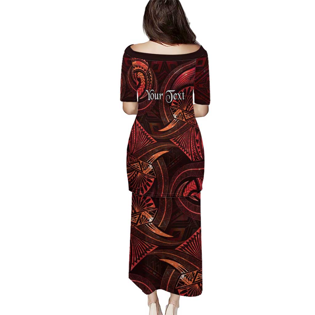 Personalised Polynesia Zodiac Scorpio Puletasi Galaxy Polynesian Pattern Chest Tattoo Style