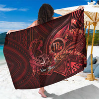 Personalised Polynesia Zodiac Scorpio Sarong Galaxy Polynesian Pattern Chest Tattoo Style
