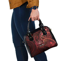 Personalised Polynesia Zodiac Scorpio Shoulder Handbag Galaxy Polynesian Pattern Chest Tattoo Style