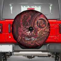 Personalised Polynesia Zodiac Scorpio Spare Tire Cover Galaxy Polynesian Pattern Chest Tattoo Style