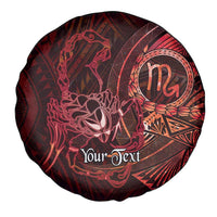 Personalised Polynesia Zodiac Scorpio Spare Tire Cover Galaxy Polynesian Pattern Chest Tattoo Style