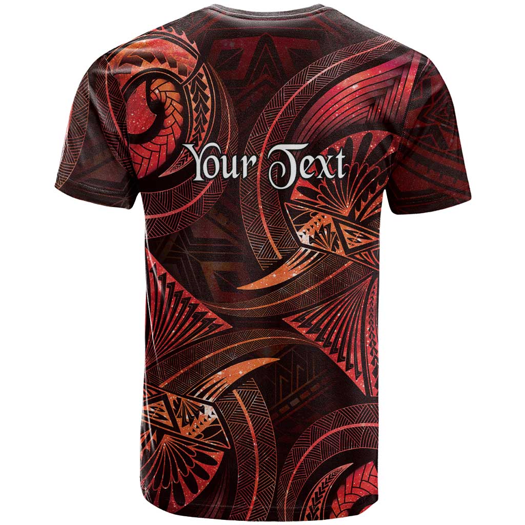 Personalised Polynesia Zodiac Scorpio T Shirt Galaxy Polynesian Pattern Chest Tattoo Style