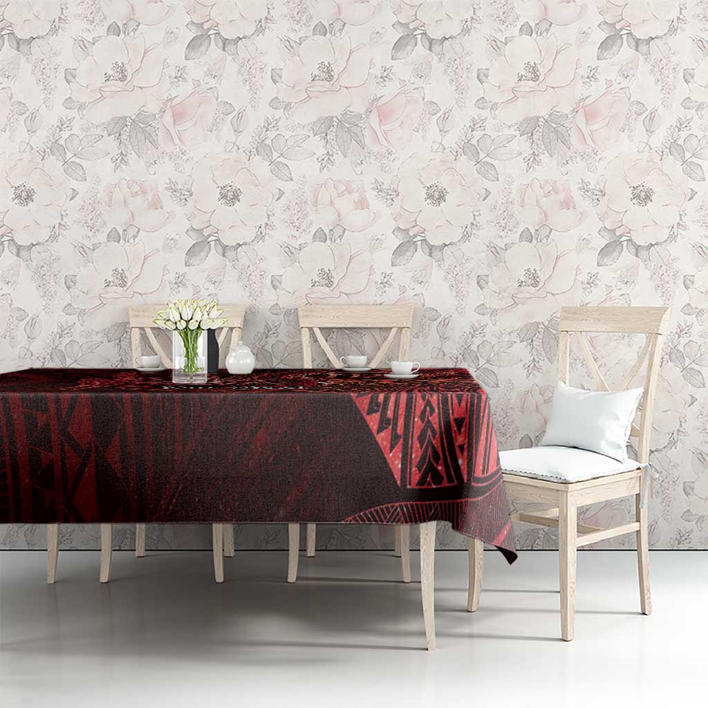Personalised Polynesia Zodiac Scorpio Tablecloth Galaxy Polynesian Pattern Chest Tattoo Style