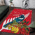 New Zealand Christmas In July Area Rug Tui Bird With Kowhai Meri Kirihimete