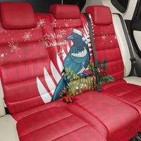 New Zealand Christmas In July Back Car Seat Cover Tui Bird With Kowhai Meri Kirihimete LT14 - Polynesian Pride