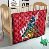 New Zealand Christmas In July Quilt Tui Bird With Kowhai Meri Kirihimete LT14 - Polynesian Pride