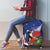 New Zealand Christmas In July Luggage Cover Fiordland Penguin With Pohutukawa Flower