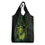 Kia Orana Kuki Airani Grocery Bag Cook Islands Tangaroa God Tatau Green