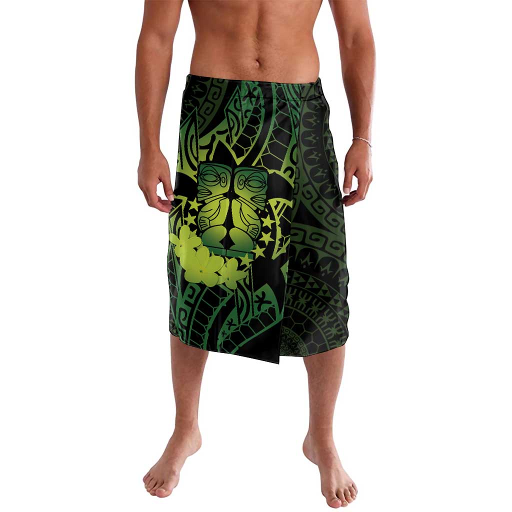 Kia Orana Kuki Airani Lavalava Cook Islands Tangaroa God Tatau Green