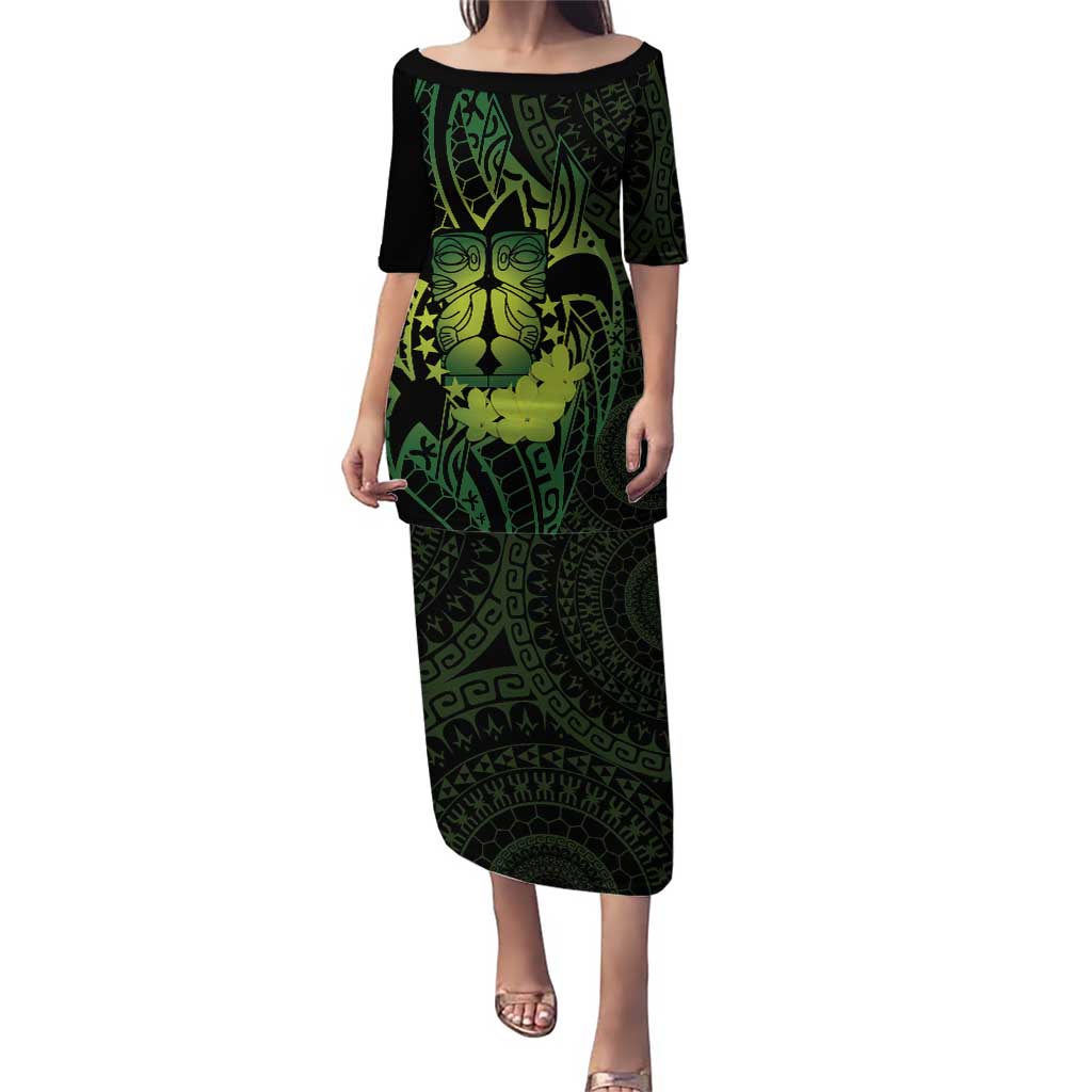 Kia Orana Kuki Airani Puletasi Cook Islands Tangaroa God Tatau Green