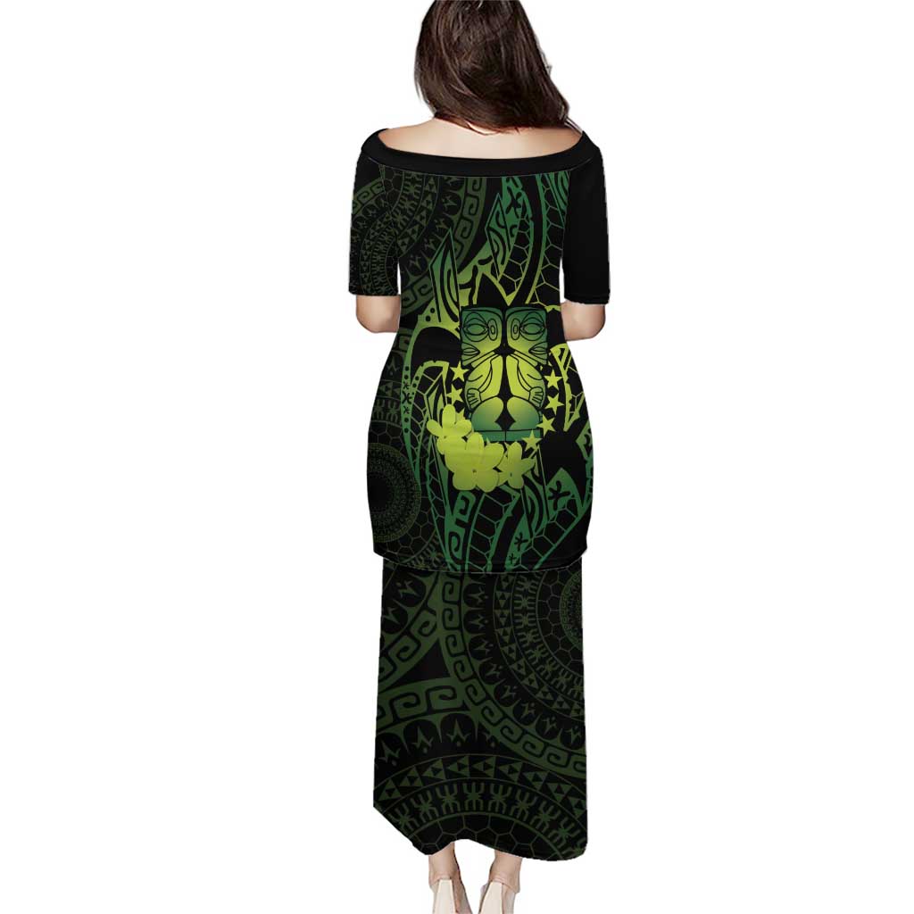 Kia Orana Kuki Airani Puletasi Cook Islands Tangaroa God Tatau Green