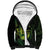 Kia Orana Kuki Airani Sherpa Hoodie Cook Islands Tangaroa God Tatau Green