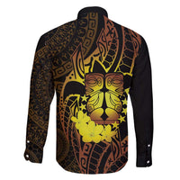 Kia Orana Kuki Airani Family Matching Puletasi and Hawaiian Shirt Cook Islands Tangaroa God Tatau Gold LT14 - Polynesian Pride