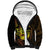 Kia Orana Kuki Airani Sherpa Hoodie Cook Islands Tangaroa God Tatau Gold