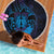 Kia Orana Kuki Airani Beach Blanket Cook Islands Tangaroa God Tatau Purple