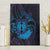 Kia Orana Kuki Airani Canvas Wall Art Cook Islands Tangaroa God Tatau Purple