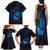 Kia Orana Kuki Airani Family Matching Tank Maxi Dress and Hawaiian Shirt Cook Islands Tangaroa God Tatau Purple