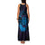 Kia Orana Kuki Airani Family Matching Tank Maxi Dress and Hawaiian Shirt Cook Islands Tangaroa God Tatau Purple