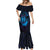 Kia Orana Kuki Airani Mermaid Dress Cook Islands Tangaroa God Tatau Purple